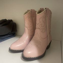 Toddler Girl Pink Cowboy Boots 7