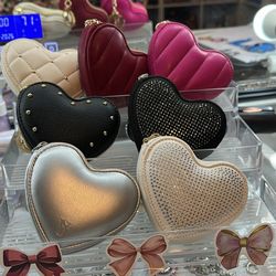 VS Heart Shaped Coin Purses. 