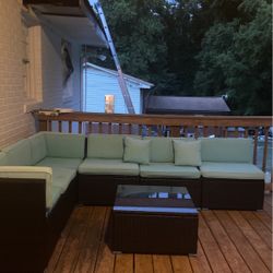 Outdoor Patio Couch Set