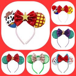 Toy Story Jessie/Woody/Forky, Little Mermaid or Baby Yoda Ears