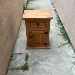 Wood Night Stand 