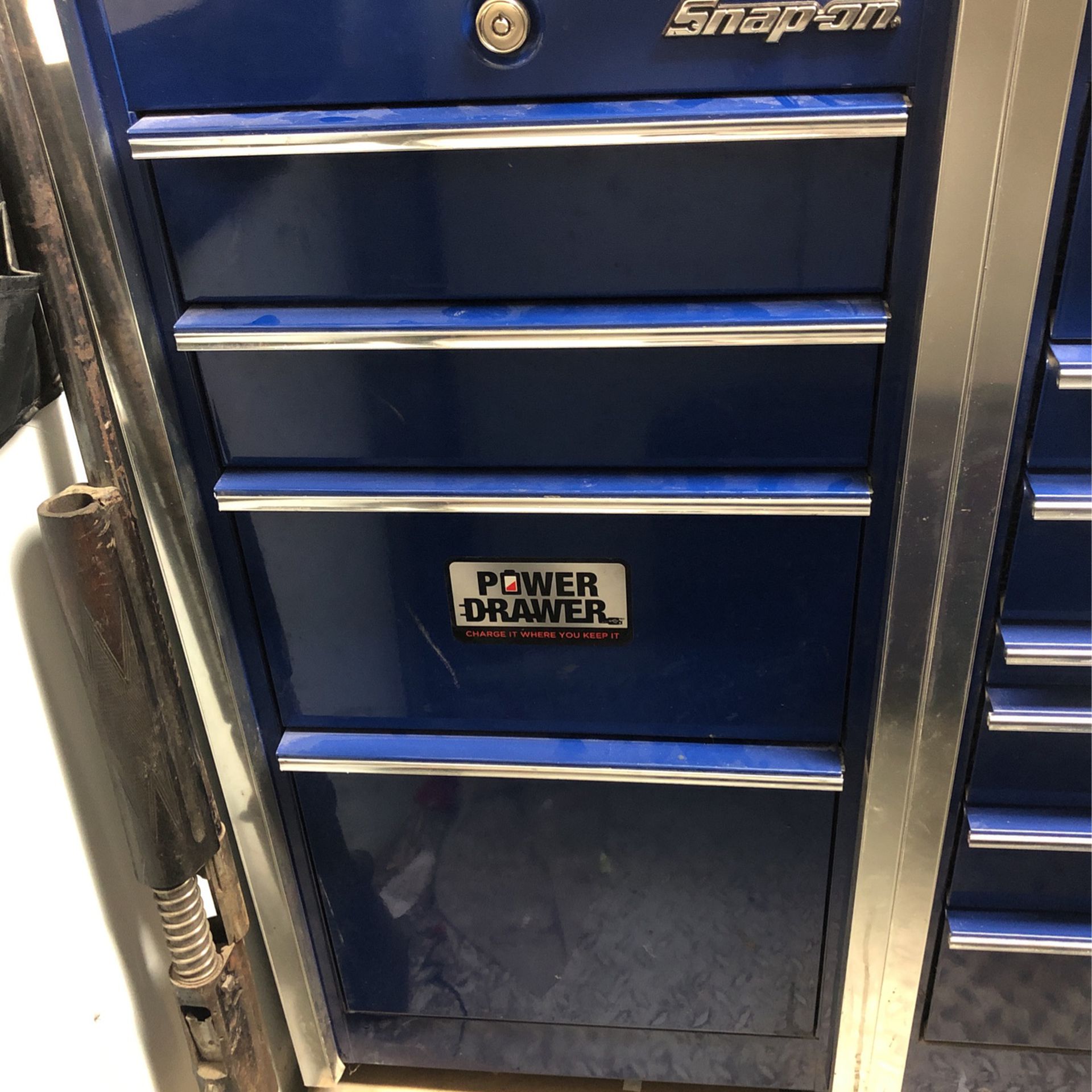 ( Snap On Tool Box With Side Cabinet Power Drawer 