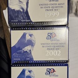 (5 )50 State Quarters Proof Sets