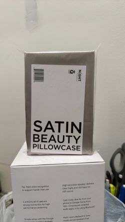 New Queen Size Satin Pillowcase Champagne Color