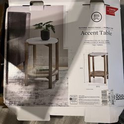 Marble Top Accent Table