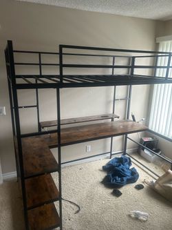 Free Twin bed frame and Desk