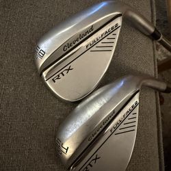 Cleveland RTX full Face 2 Wedges Like New!! 