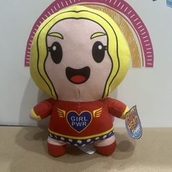GIRL POWER  - 9 INCH SOFT DOLL - BIG HEAD FRIENDS