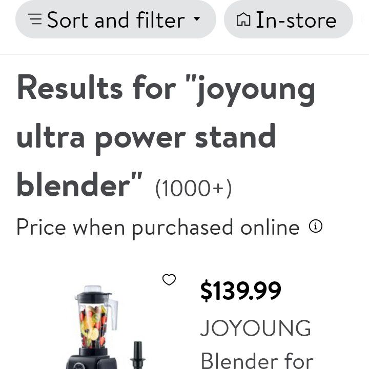 JOYOUNG Blender for Shakes and Smoothies with LED Screen 5 Programs 68oz  Blender for Smoothies 1300W 10 Speeds Smoothie Blender
