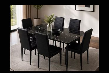 NEW DINING ROOM SET WITH FREE DELIVERY PAY FOR IT ON DELIVERY