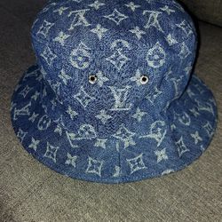Denim LV Bucket Hat.