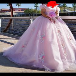 Blush pink Quince dress