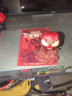 Carnage Funko Pop With Comic Book
