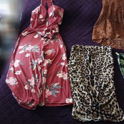 Women's Clothes,1 Romper 2XL, 3 Skirts 1X, 