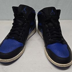 Nike Air Jordan 1 Retro High OG Royal Blue Black Mens Size 10.5 