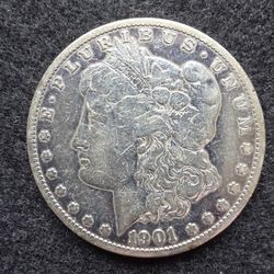 Silver Morgan Dollar 1901-S
