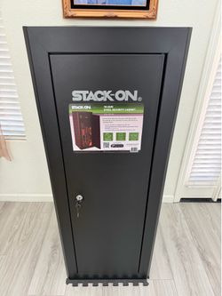 Stack on cabinet