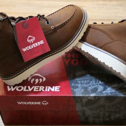 Wolverine Work Boots Size 8.5 And 9 For Men 