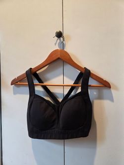 Womens black Lululemon sports bra, size 34D