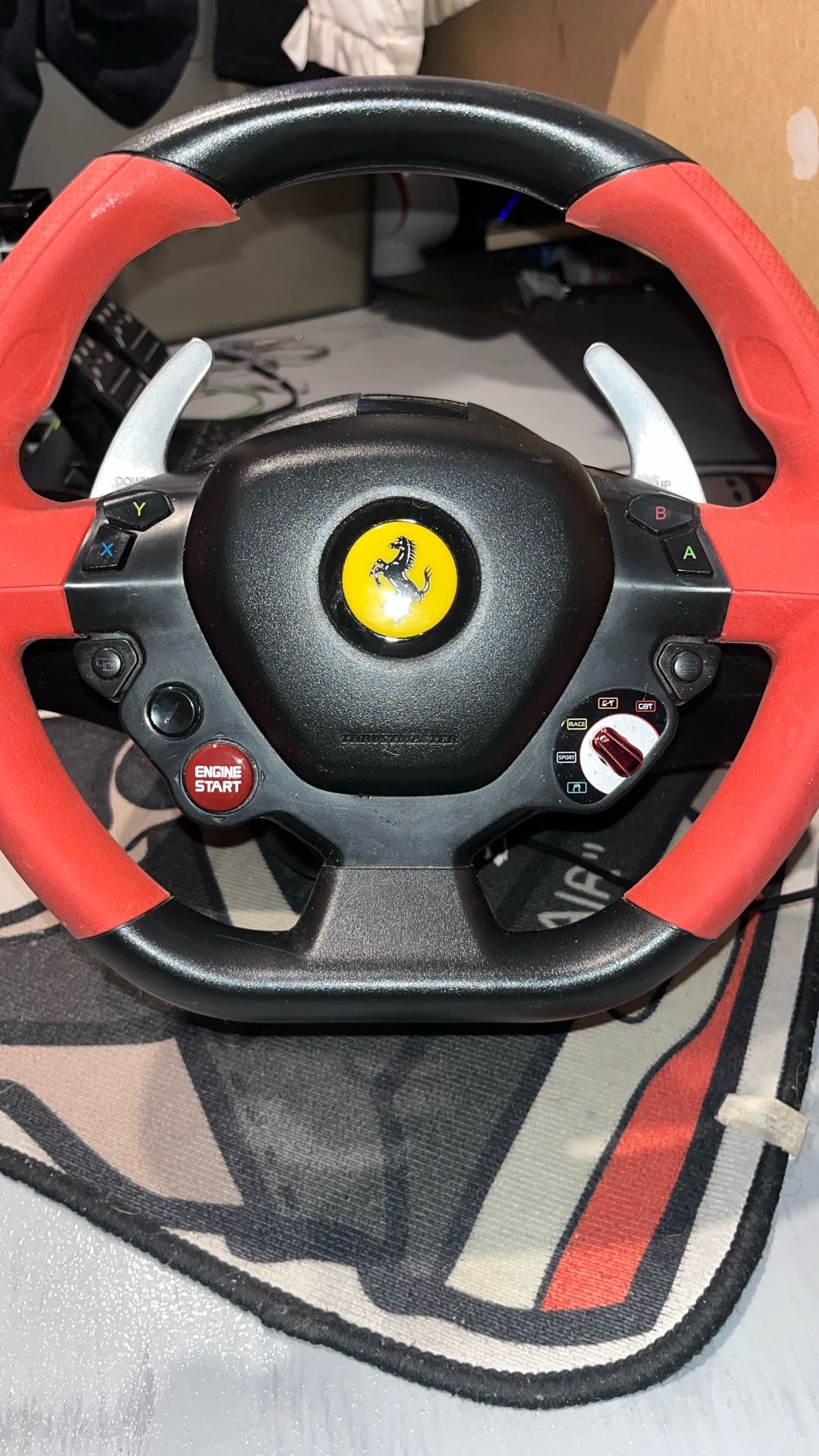 Thrustmaster Driving Wheel And Pedal Set. (For Xbox)