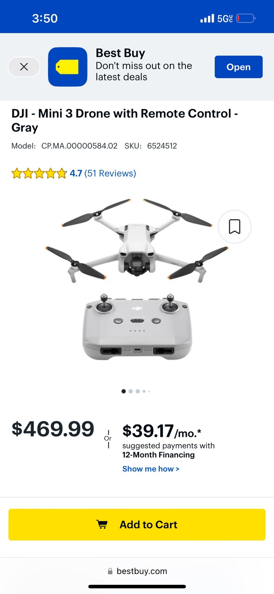 Dji Fly Mini 3 