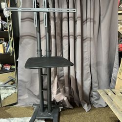 Metal TV stand On Rollers
