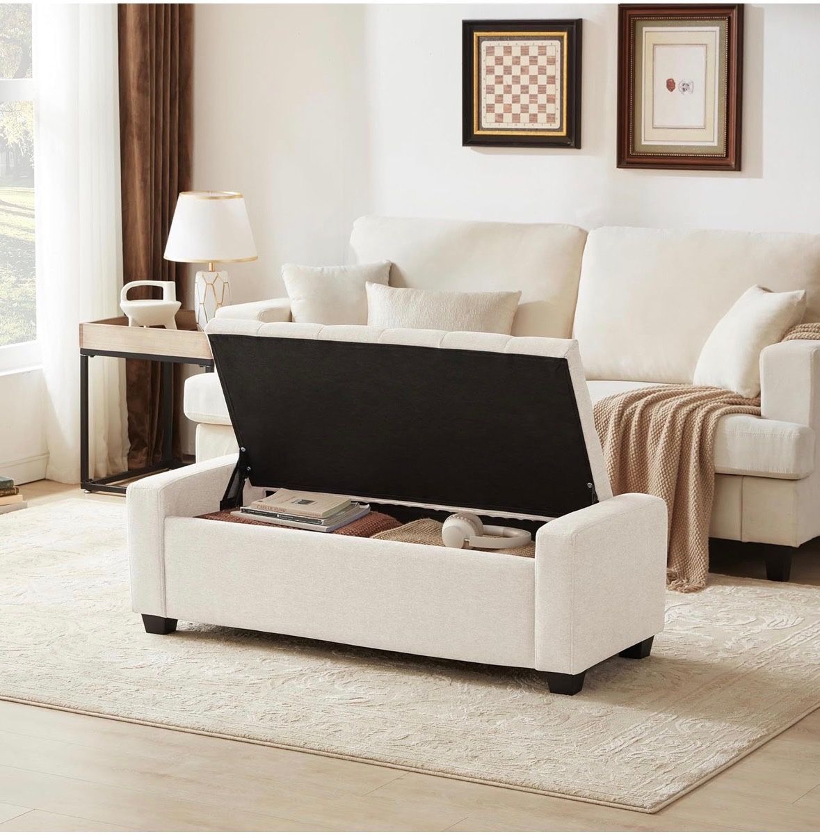 Storage Ottoman Bench