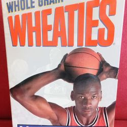 Vintage 1989 Michael Jordan Basketball Wheaties collectors edition box sealed no cereal. See our other great vintage art antiques jewelry watches fish