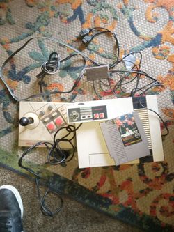 Nintendo NES Console Bundle with Punch-Out Cartridge