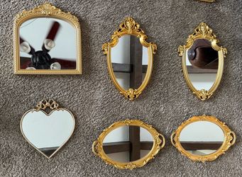 Gold Decorative Wall Mirrors