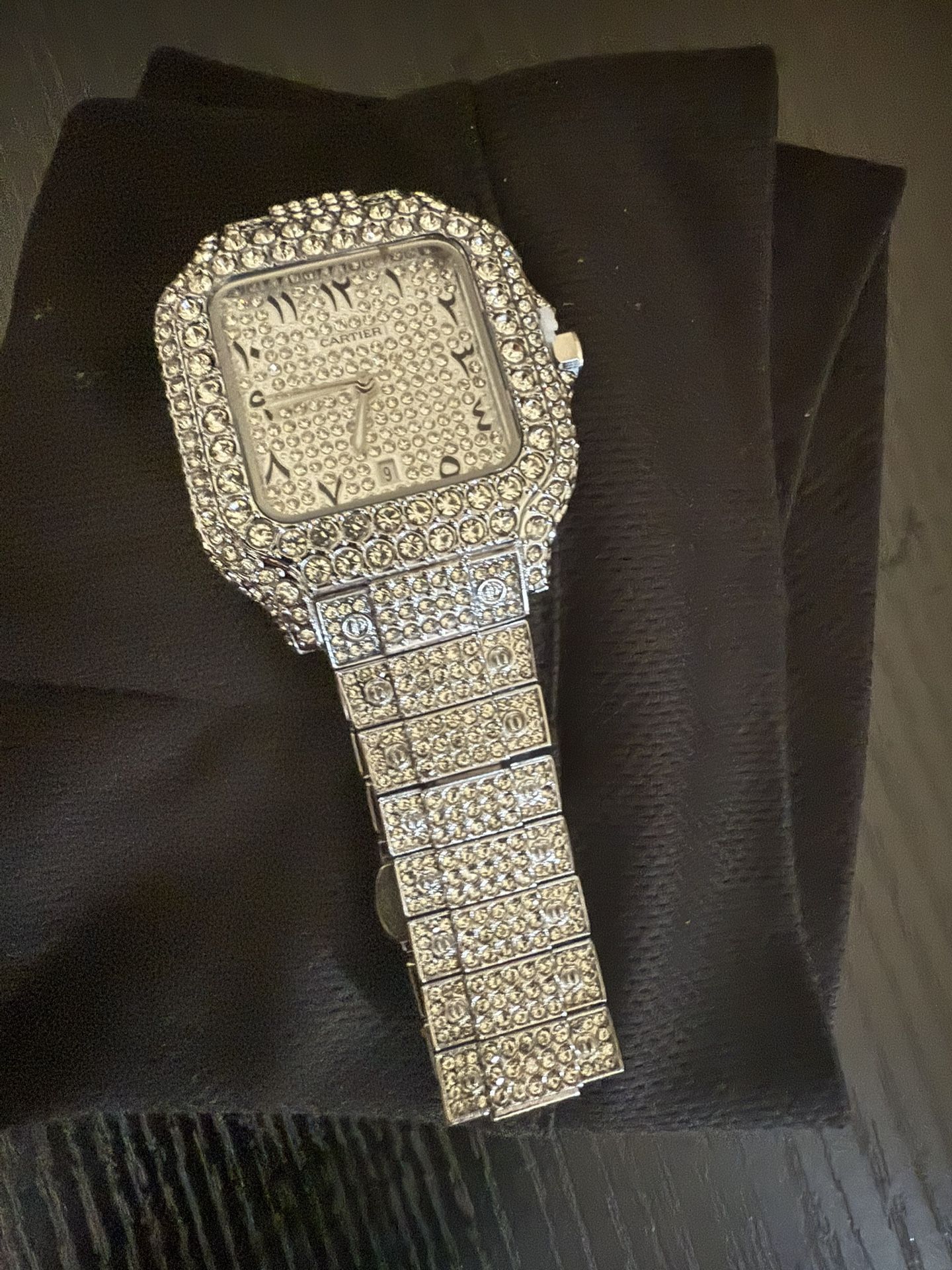 Bussdown Moissanite Cartier Watch