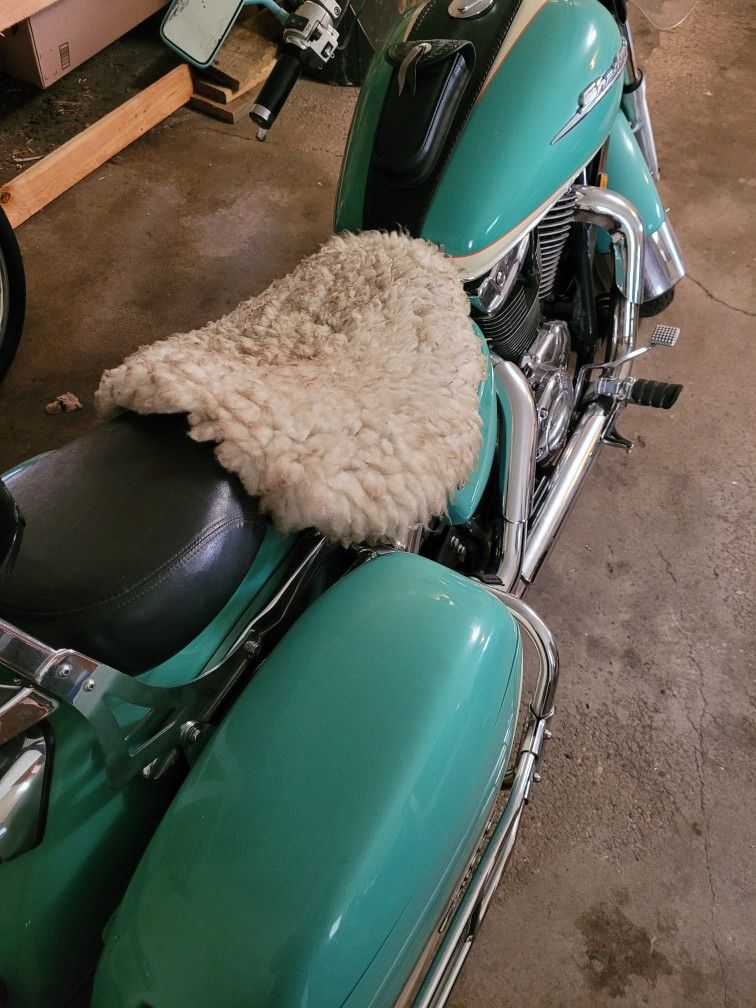 Sheepskin Motorcycle Seat Cover