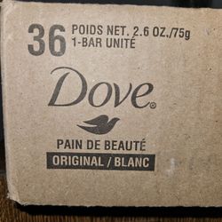 Box Of 36 Dove Soap Bars