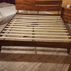 King Size Wooden Bed Frame.
