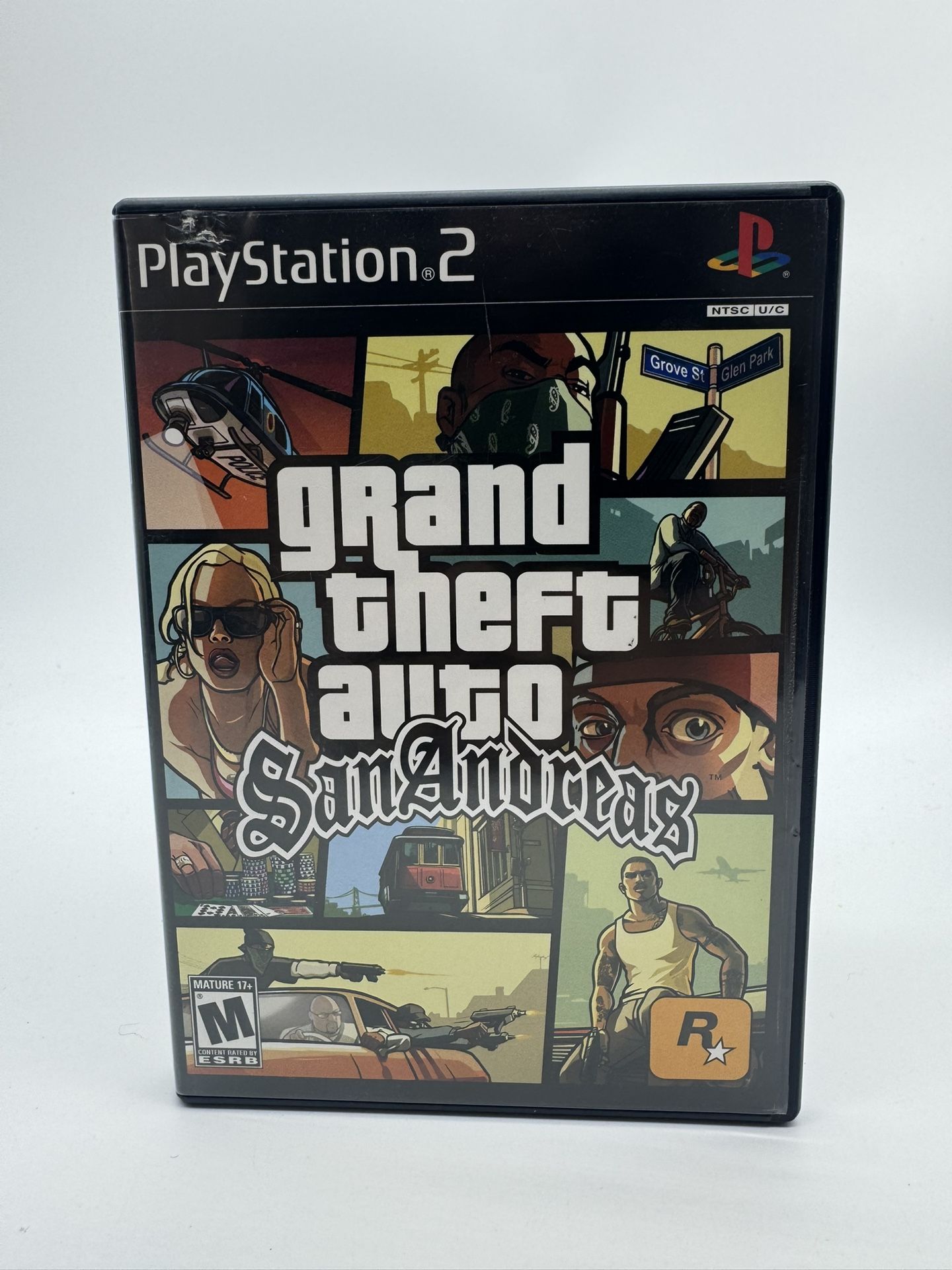 Grand Theft Auto San Andreas (Sony PlayStation 2 PS2) Complete CIB + Map TESTED