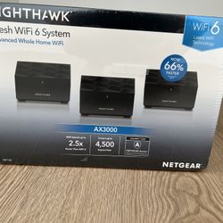 Netgear Nighthawk Mesh Wifi 6 System AX3000 