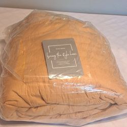 Bedspread Bedding Home Textile Tan NEW!