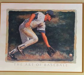 Rooms To Go “The Art of Baseball – Ground Ball” Wall Art –