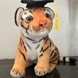 Tiger Graduation Plush Doll