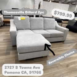 Thomasville Dillard 2 Pc In Gray 