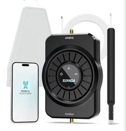 Cell Phone Booster for All U.S Carriers, Boosts 5G 4G LTE 3G, Cell Phone Signal Booster for Home and Office, 72dB High Gain Antennas, Verizon, AT&T, T