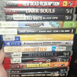 Bunch of old games ( used)