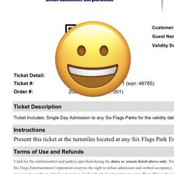 Knotts And Six Flags Tickets
