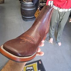 Botines De Piel De México Cómodas Rodeo 