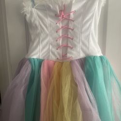 Unicorn Rainbow Costume For Women - Festival, Halloween, Birthday, Vegas, Sexy