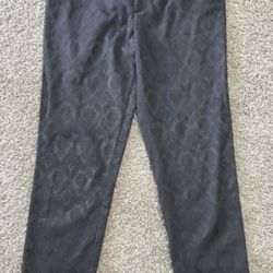 Women's Guess Brocade Dress Pants Size 26 Black