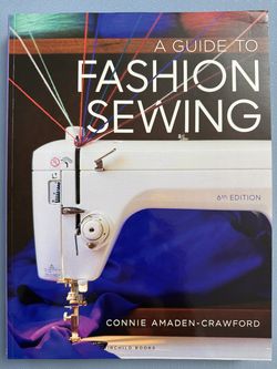 A Guide to Fashion Sewing 6th Edition New UNUSED Access Code