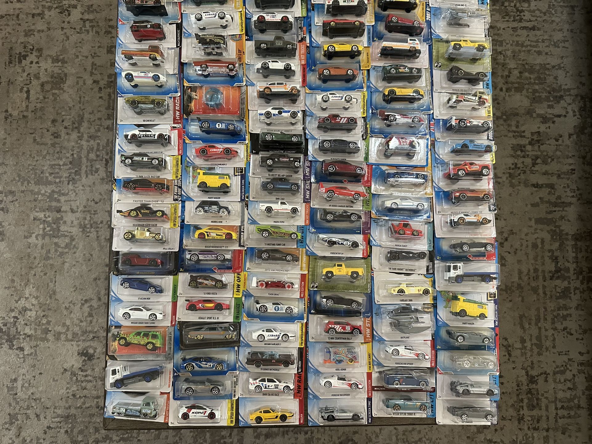 Large Hot Wheels Collection
