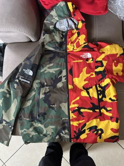 Supreme x The North Face Split Taped Seam Shell Jacket 'Camo' size L