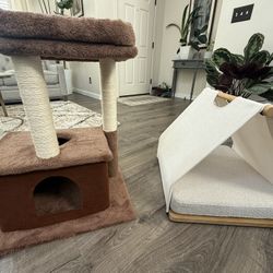 Cute Cat Tree and Cat Tent/Bed